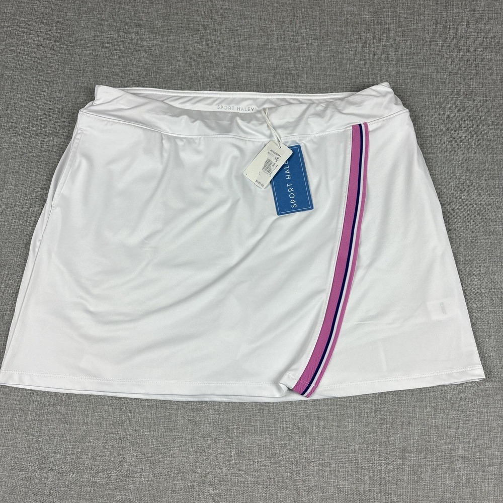 Sport Haley Skort Womens Large White Athletic Stretch Built‎ In Shorts Golf